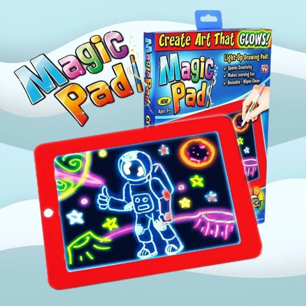 Tableta de Dibujo con Luz LED Magic Pad para Niños