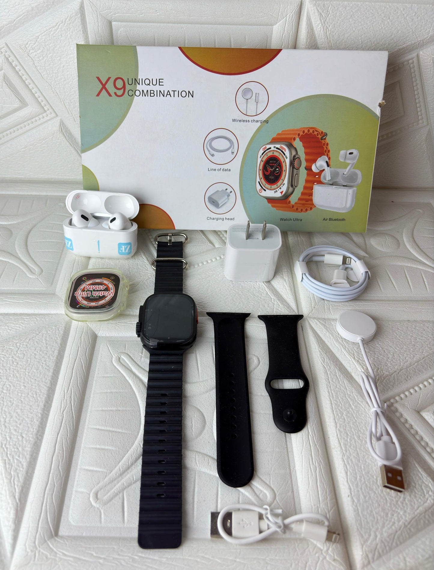 Combo Smart X9 Pro: Reloj Inteligente + Audífonos Bluetooth 🎧⌚