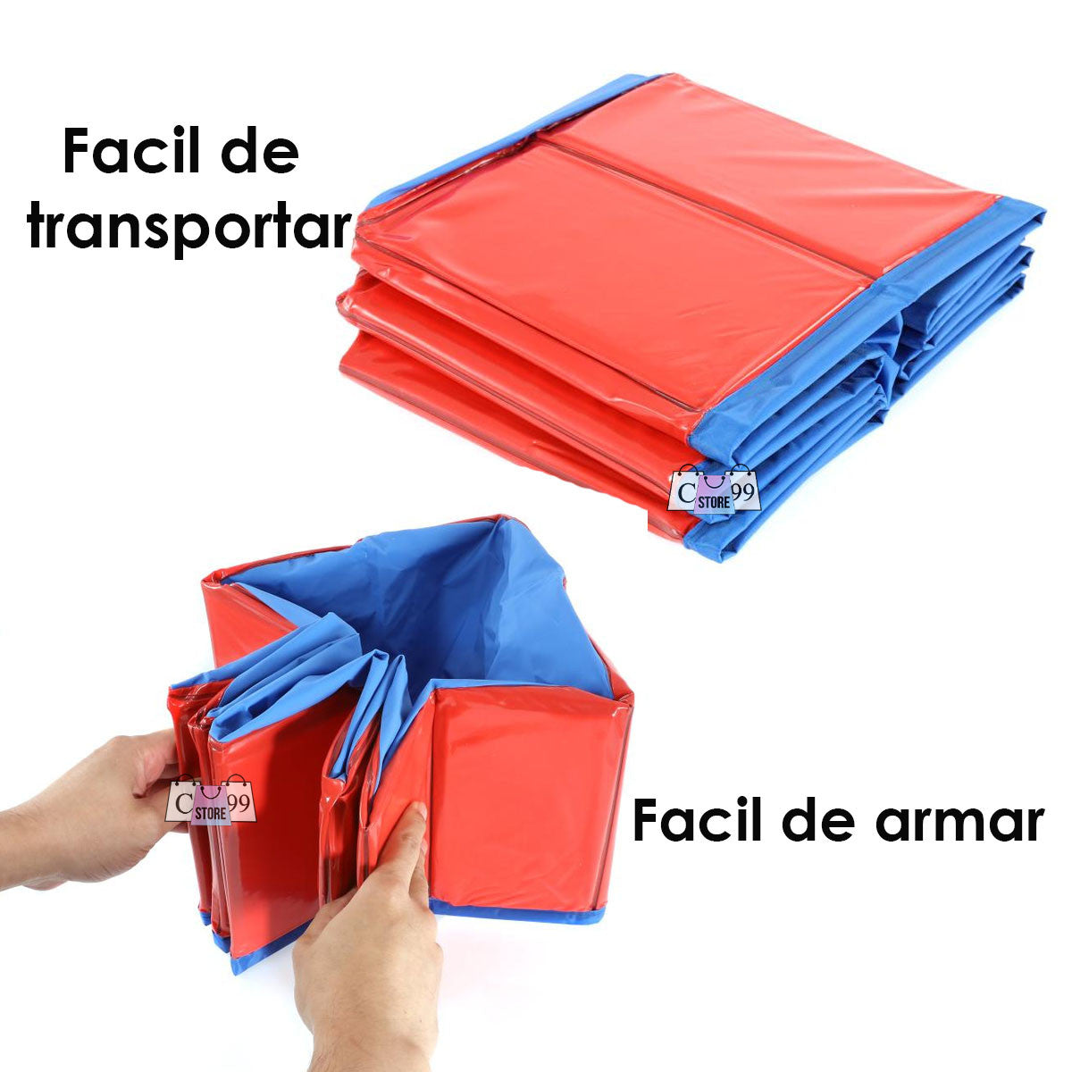 Piscina Plegable Multifuncional para Mascotas y Niños 80 cm