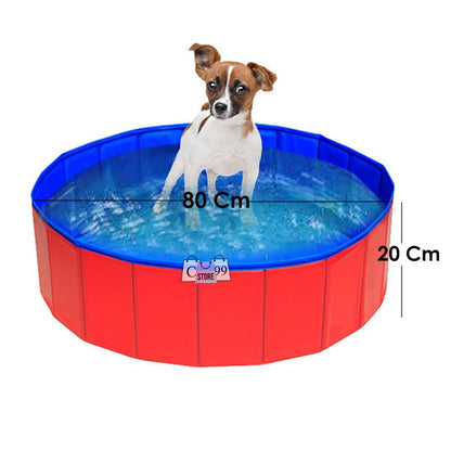 Piscina Plegable Multifuncional para Mascotas y Niños 80 cm