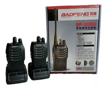 Walkie Talkie Baofeng BF888S x2 Recargable
