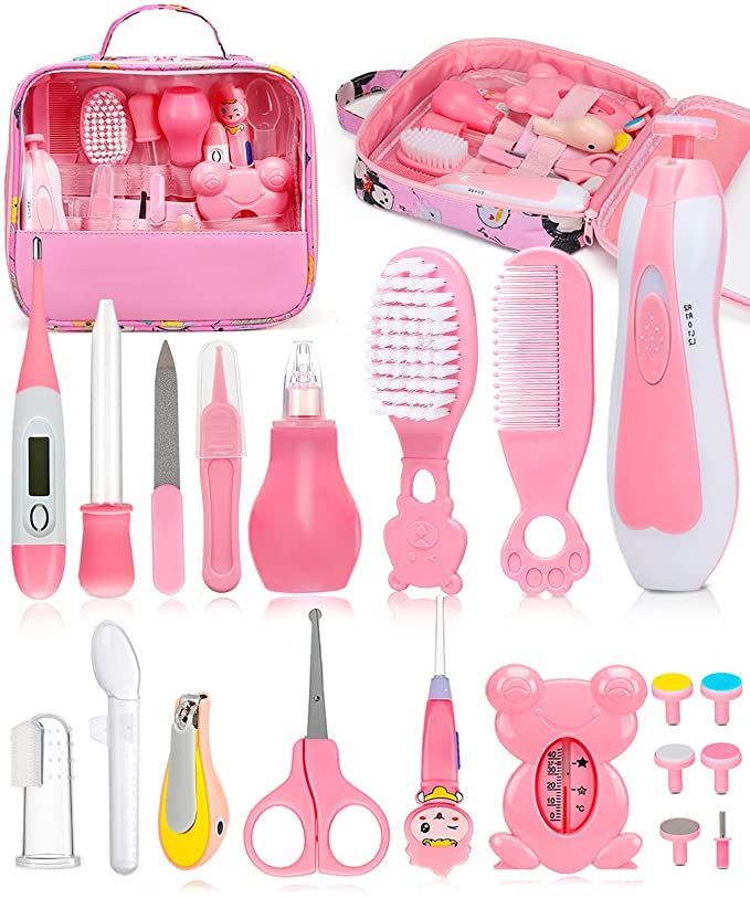 Kit de Aseo para Bebé 14 Piezas con Bolso Organizador