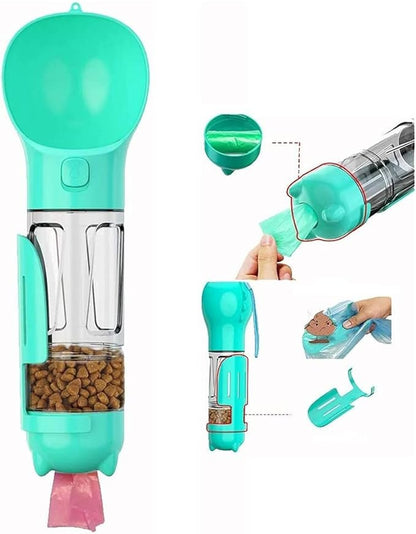 BOTELLA PORTÁTIL 3 EN 1 PARA MASCOTAS 🐶🐱💧