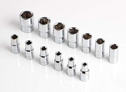 Juego de Copas Ratchet 46 Piezas 1/4” | Kit de Herramientas para Hogar, Auto y Reparaciones