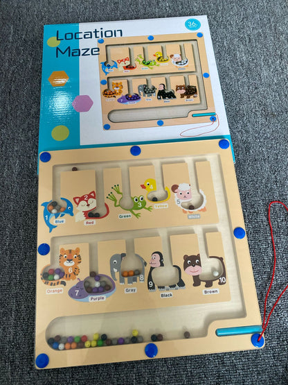 Juego Montessori Magnético Infantil de Colores y Números