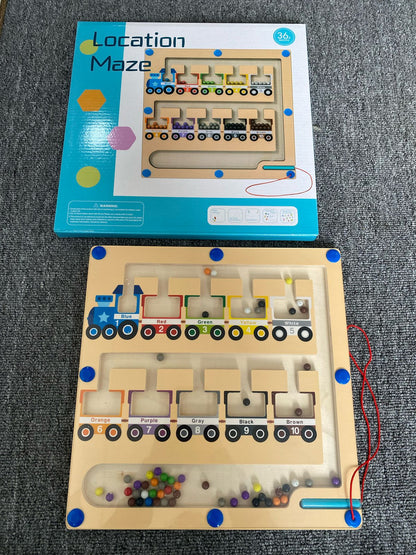 Juego Montessori Magnético Infantil de Colores y Números