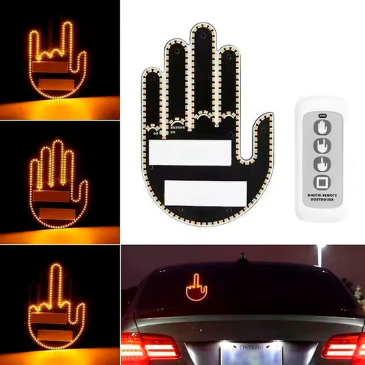 Mano LED de Gestos para Carro con Control Remoto