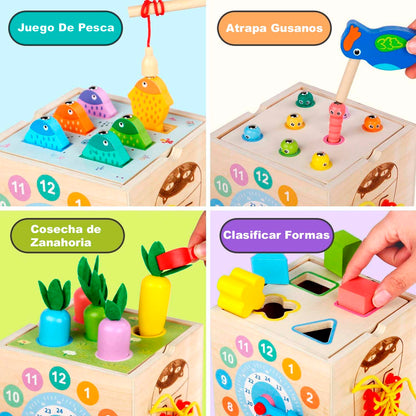 Cubo Montessori Multifuncional 7 en 1