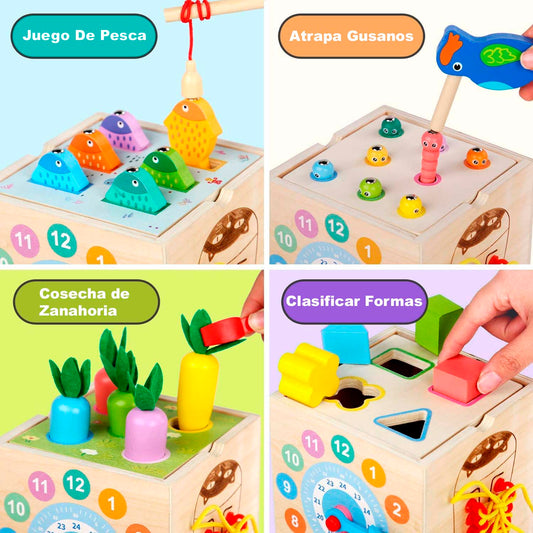 Cubo Montessori Multifuncional 7 en 1