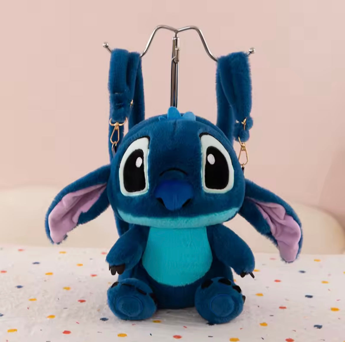 Peluche Mochila Stitch Afelpado Morral 3D