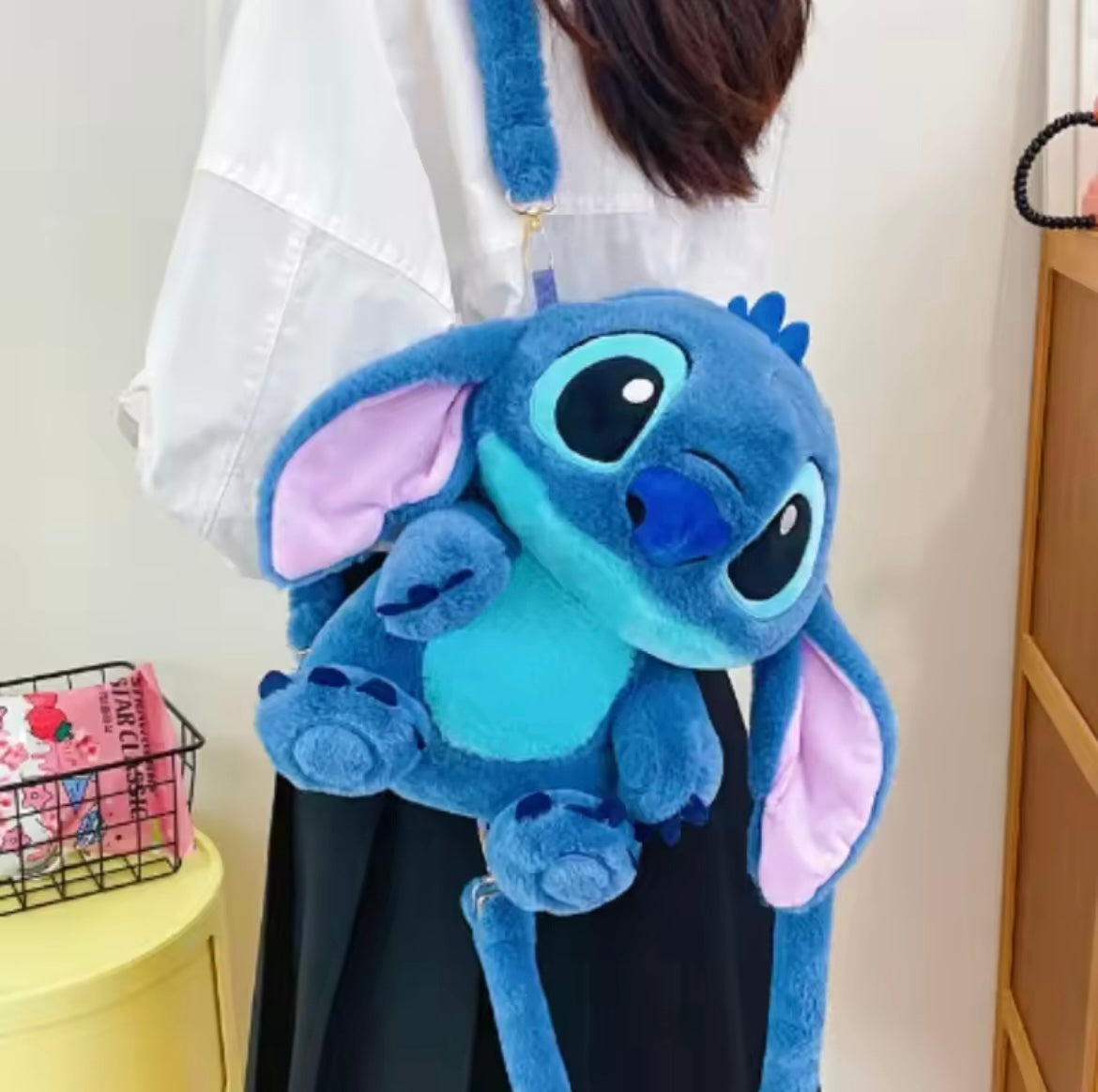 Peluche Mochila Stitch Afelpado Morral 3D