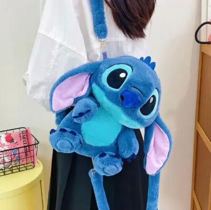 Peluche Mochila Stitch Afelpado Morral 3D
