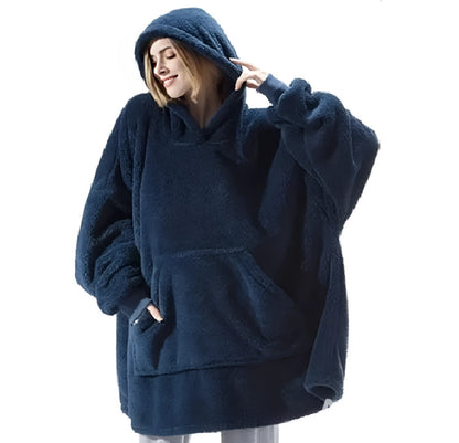 Cobija Buzo Capa Unisex Peluche con Capota