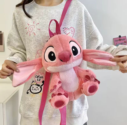 Peluche Mochila Stitch Afelpado Morral 3D
