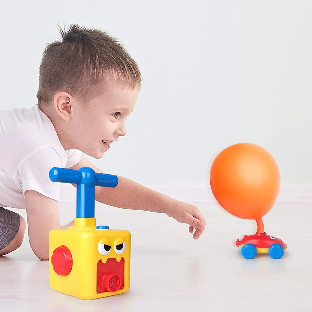 🚀 Kit de Carros Impulsados por Globos con Bomba Manual