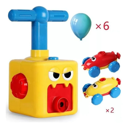 🚀 Kit de Carros Impulsados por Globos con Bomba Manual