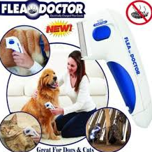 Cepillo Antipulgas Eléctrico para Mascotas