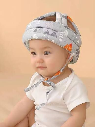 Combo de Gateo para Bebé: Tapete Sensorial, Casco y Rodilleras