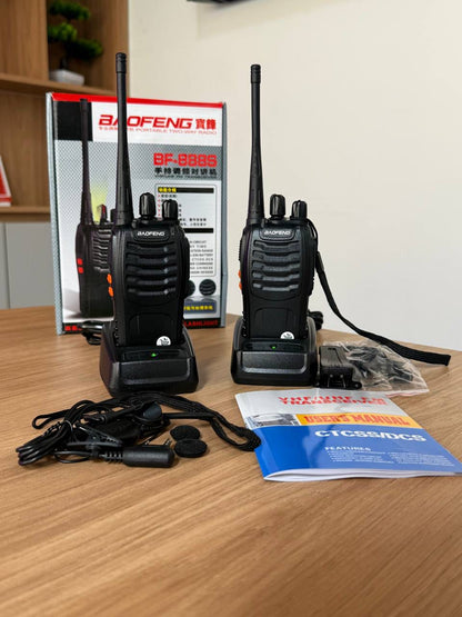 Walkie Talkie Baofeng BF888S x2 Recargable