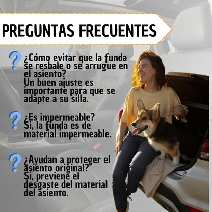 Forro Protector Impermeable para Silla de Copiloto
