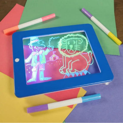 Tableta de Dibujo con Luz LED Magic Pad para Niños