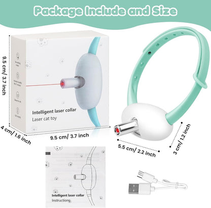 Collar Láser Inteligente para Gatos Recargable USB