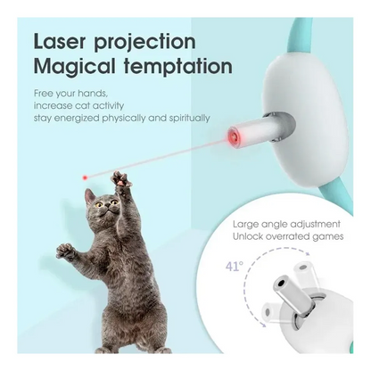 Collar Láser Inteligente para Gatos Recargable USB