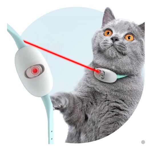 Collar Láser Inteligente para Gatos Recargable USB