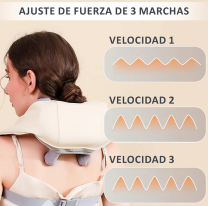 Masajeador Eléctrico para Cuello, Hombros y Espalda FZ66