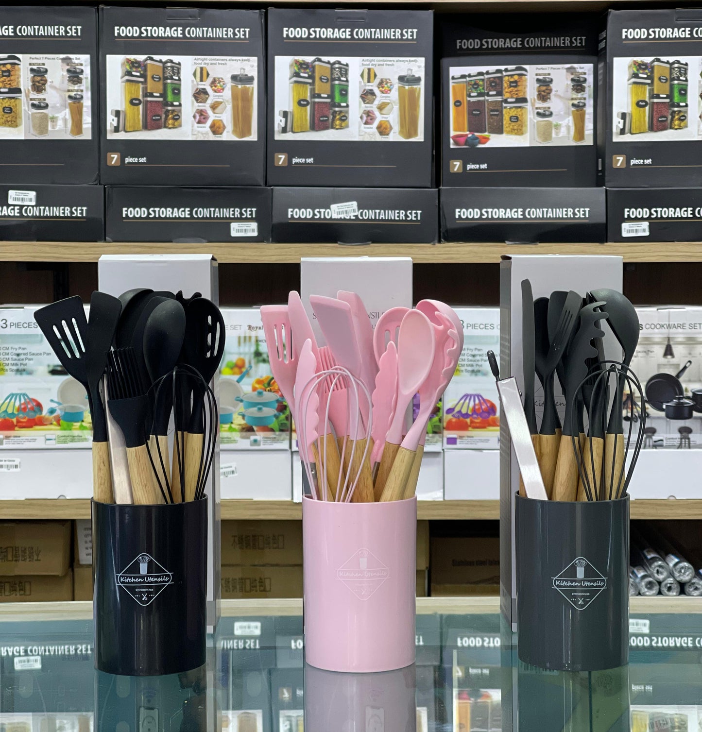Set de Utensilios de Cocina en Silicona x 12 Piezas 🍳✨