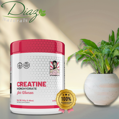 Creatina Monohidratada Women 243 g | Fuerza, Energía y Recuperación Muscular para Mujer