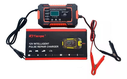 Battery-Life Pro: Cargador Inteligente y Reparador de Baterías 12V