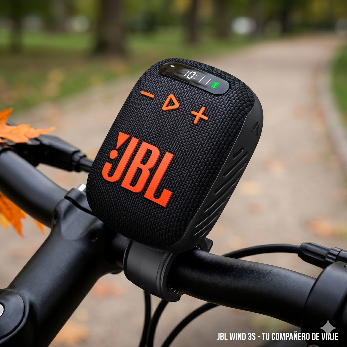 Parlante Portátil JBL Wind 3S para Bicicleta y Moto 🔊🚴‍♂️🏍️