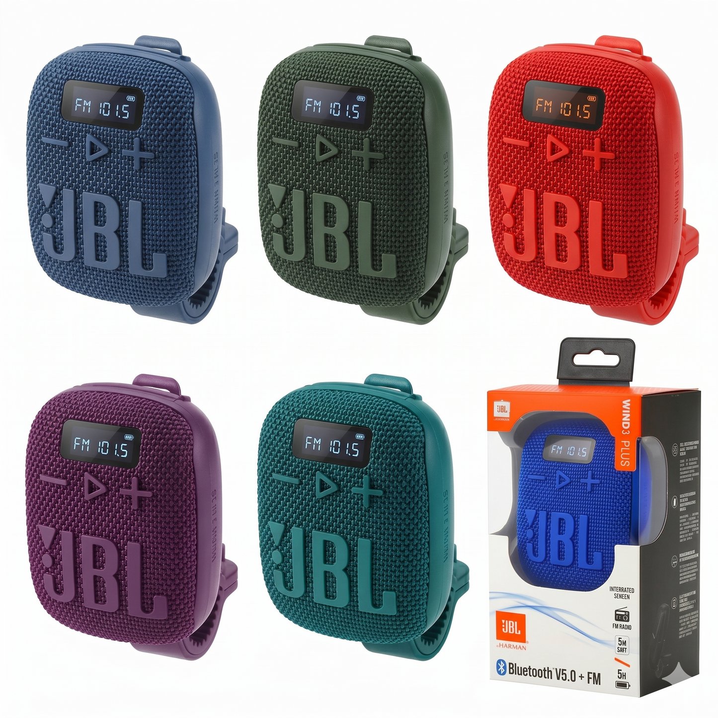 Parlante Portátil JBL Wind 3S para Bicicleta y Moto 🔊🚴‍♂️🏍️