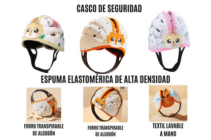Casco Protector Antigolpes para Bebé 360° – Ligero, Ajustable y Transpirable