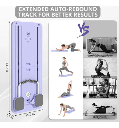 Tabla de Pilates con Bandas de Resistencia
