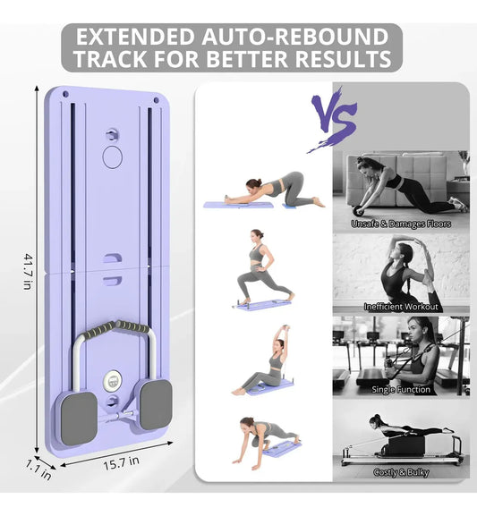 Tabla de Pilates con Bandas de Resistencia