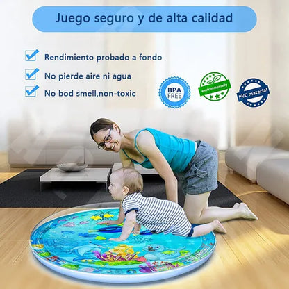 Tapete de Agua Sensorial para Bebé 100 × 100 cm 🌊👶