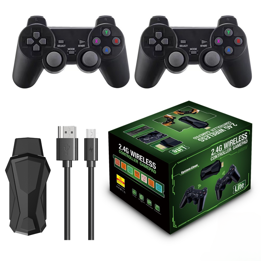 Consola Retro Game Stick 64GB con 2 Controles 🎮🕹️