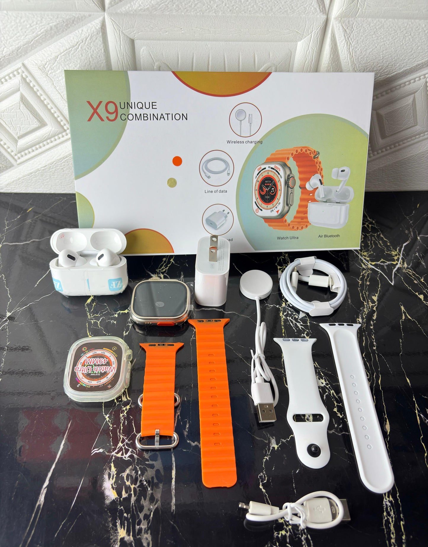 Combo Smart X9 Pro: Reloj Inteligente + Audífonos Bluetooth 🎧⌚