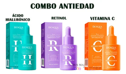✨ Kit Antiedad Bioaqua 3 Sérums