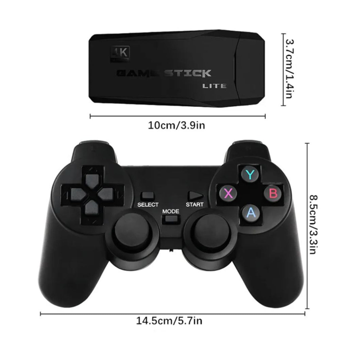 Consola Retro Game Stick 64GB con 2 Controles 🎮🕹️