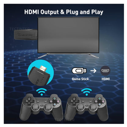 Consola Retro Game Stick 64GB con 2 Controles 🎮🕹️