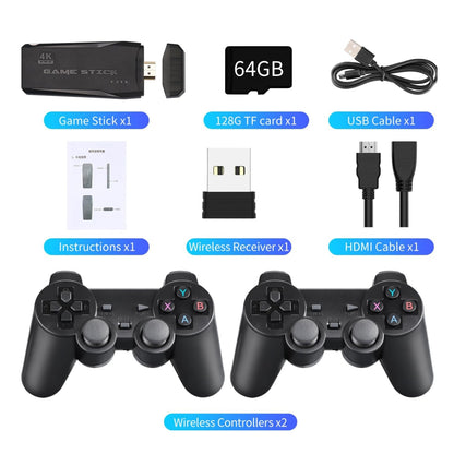 Consola Retro Game Stick 64GB con 2 Controles 🎮🕹️