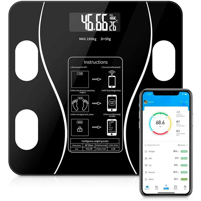 BodyTrack Pro - Balanza Inteligente Bluetooth