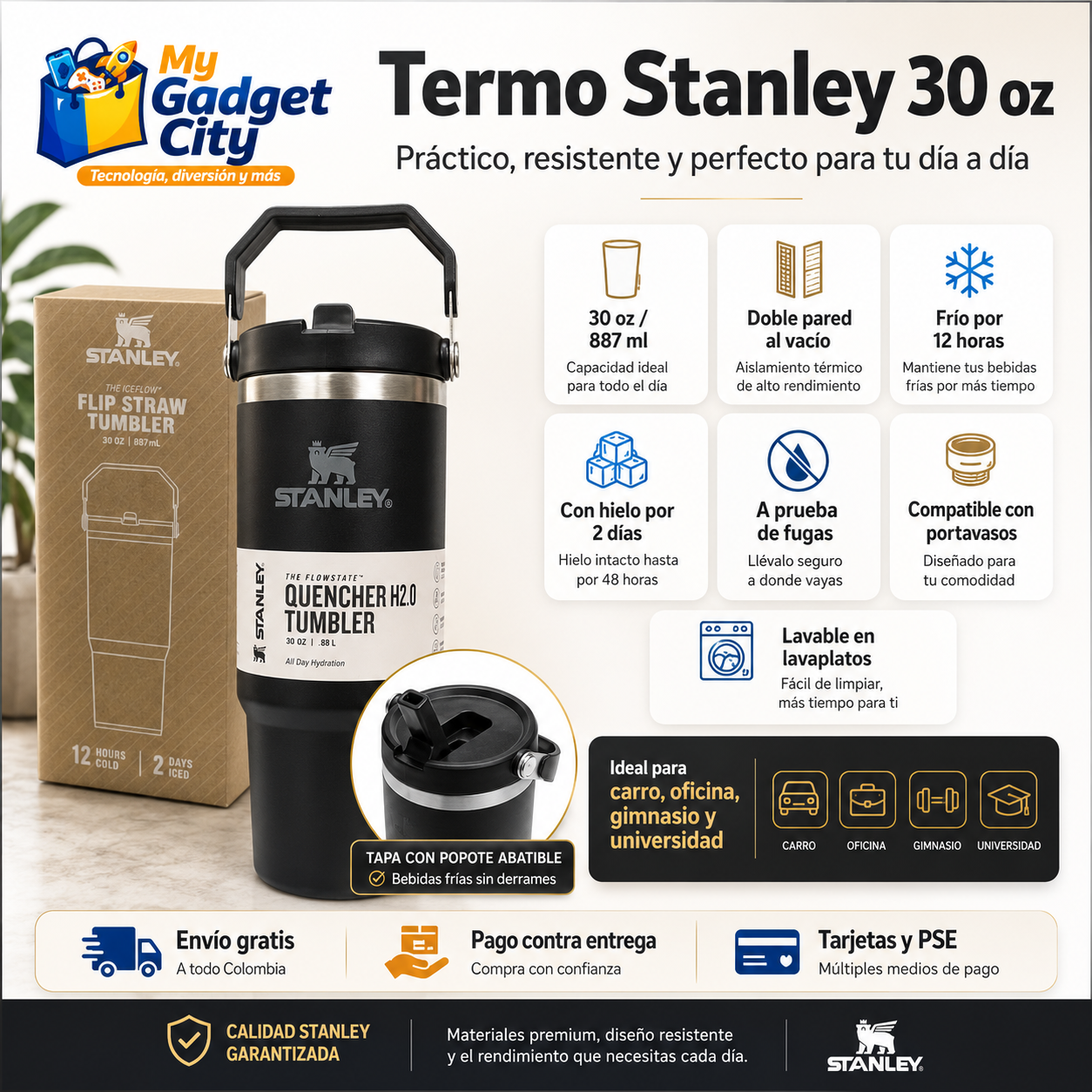 Termo Stanley Ice Flow 30 oz