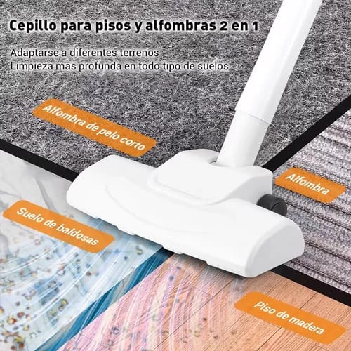 Aspiradora Inalámbrica 3 en 1 para Hogar y Carro – 120W